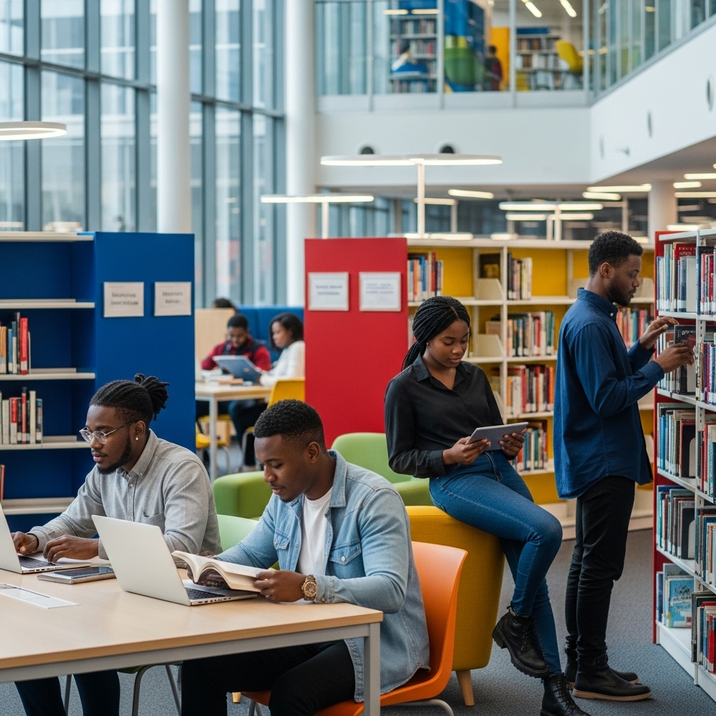 Students learning